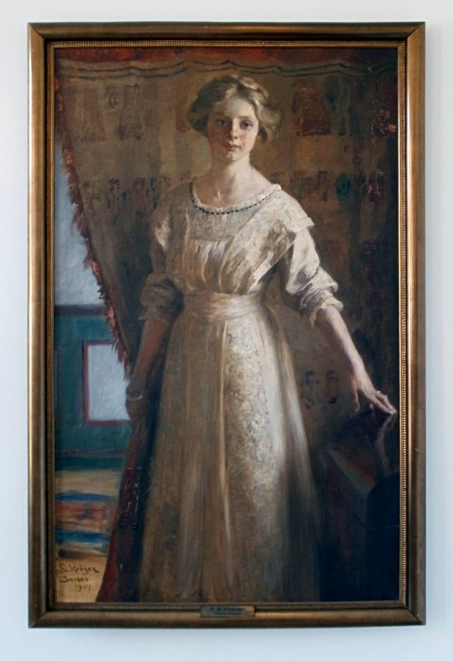 P.S. Krøyers sidste maleri af Vibeke