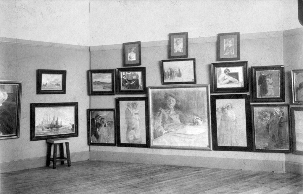 Udstilling, Teknisk skole, Skagen (ca. 1908)