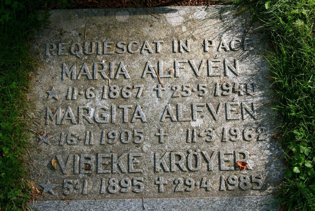 Marie Krøyers gravsten