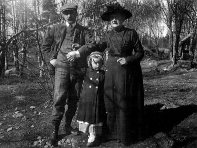 Margita og Hugo Alfven, og ukendt kvinde