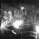 P.S. Krøyer & Henny Brodersen ved piano