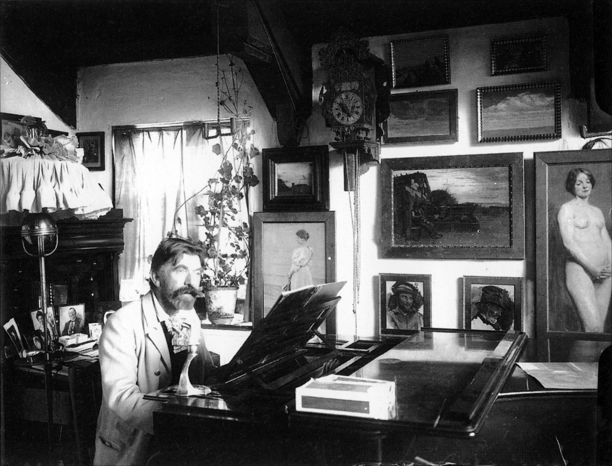 P.S. Krøyer ved flyglet