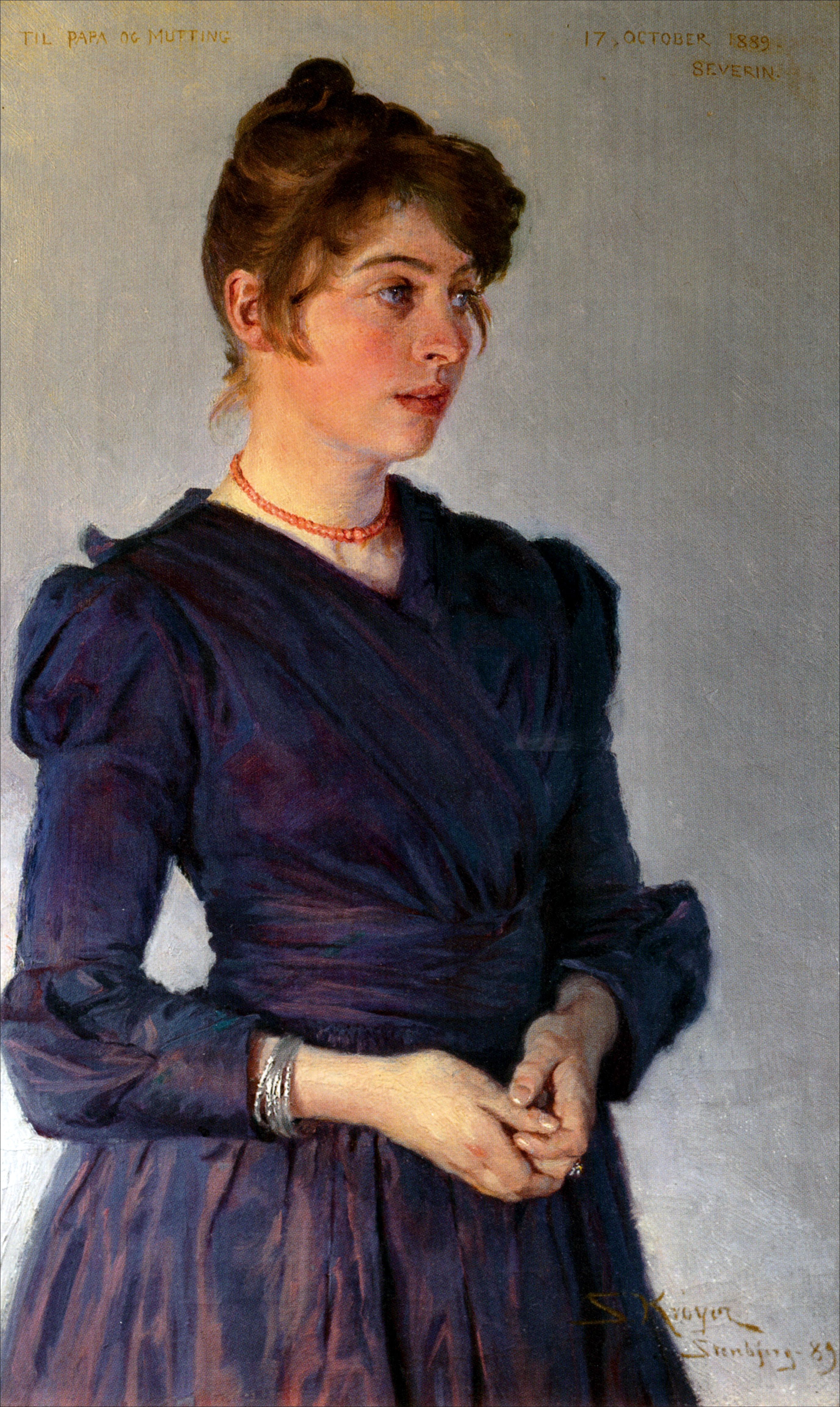 Marie Krøyer - malet af P. S. Krøyer 1889