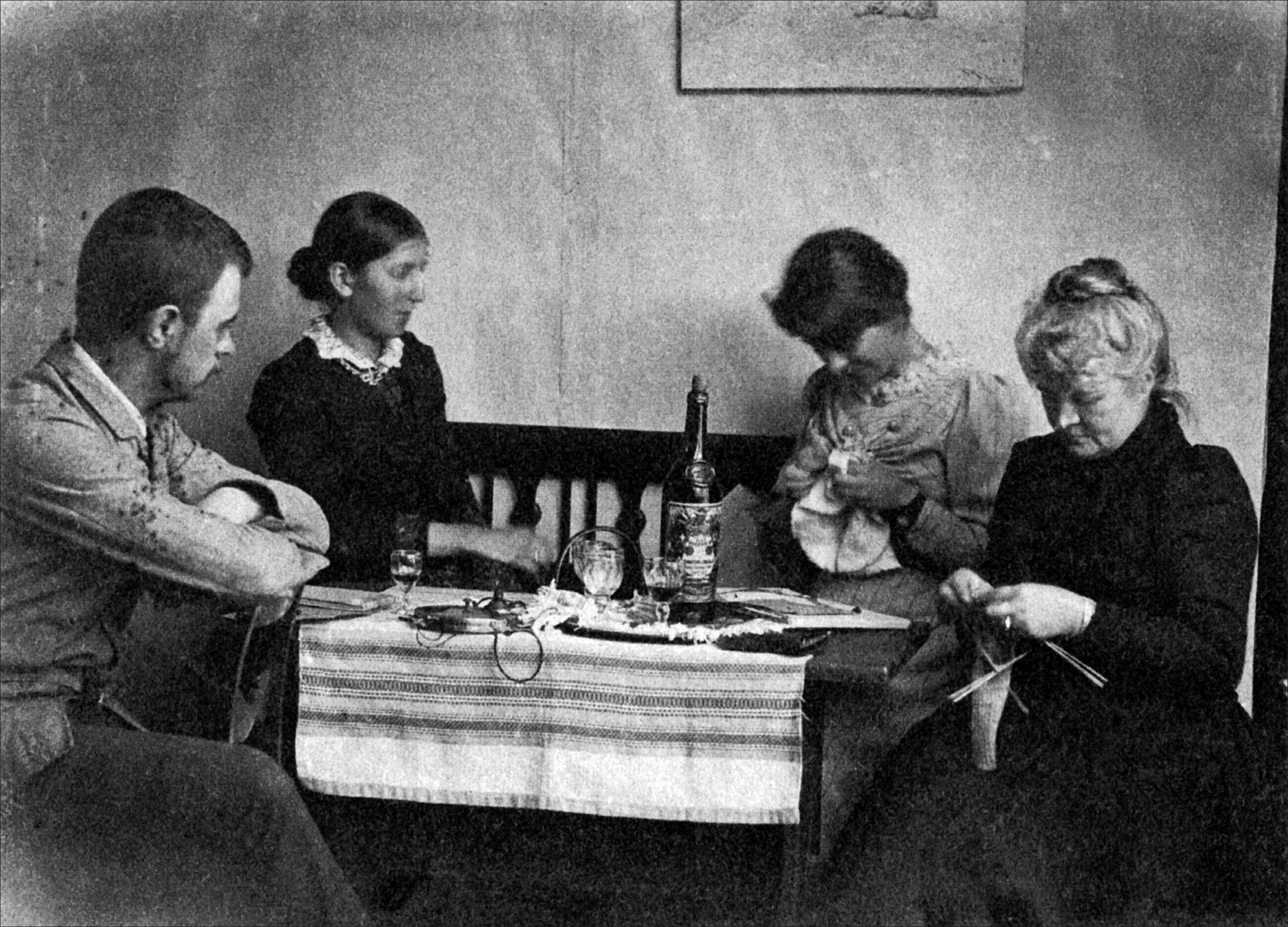 1891 - Valdemar Triepcke, Anna Ancher, Marie Krøyer, Minna Triepcke