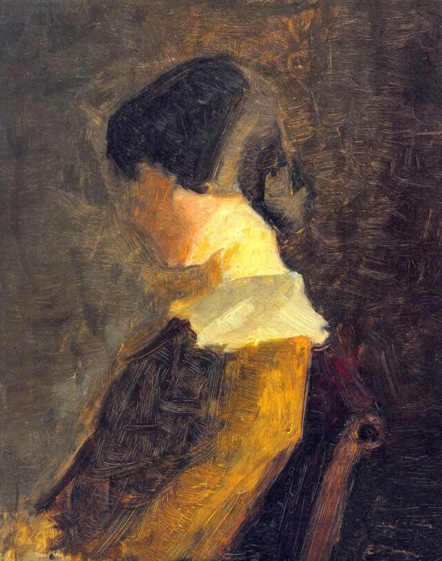 Marie Krøyer - Ung Kvinde i Profil