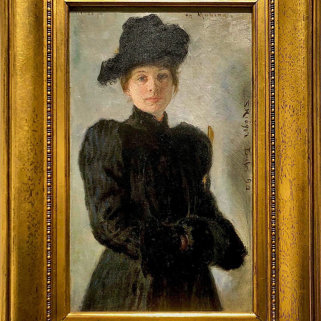 Portræt af 'Marie Krøyer' udført af P. S. Krøyer i 1890