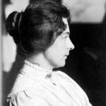 Profilportræt af Marie Krøyer. September
