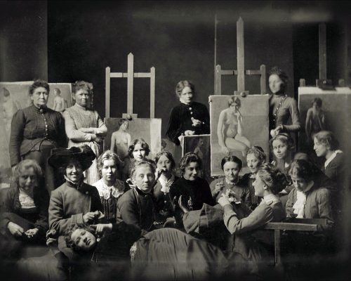Modelklassen. Kunstskolen for kvinder