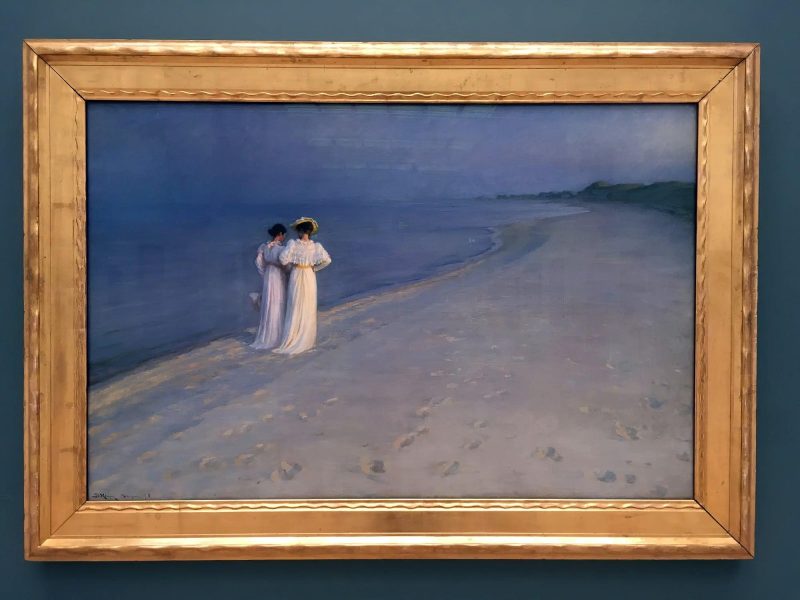 1893 - Sommeraften ved Skagens Sønderstrand. Marie & Anna - 01