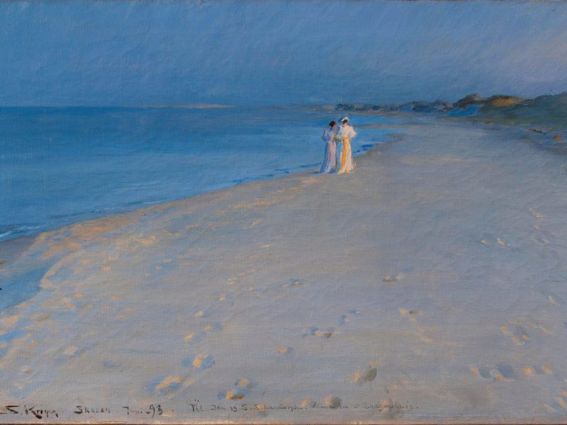 1893 - Sommeraften ved Skagens Sønderstrand. Marie & Anna - 03